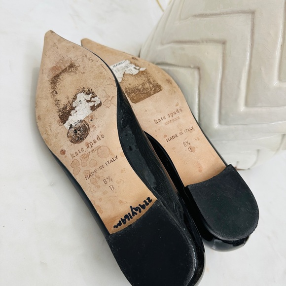 Kate Spade Black Pointed Toe Flats - Picture 8 of 8
